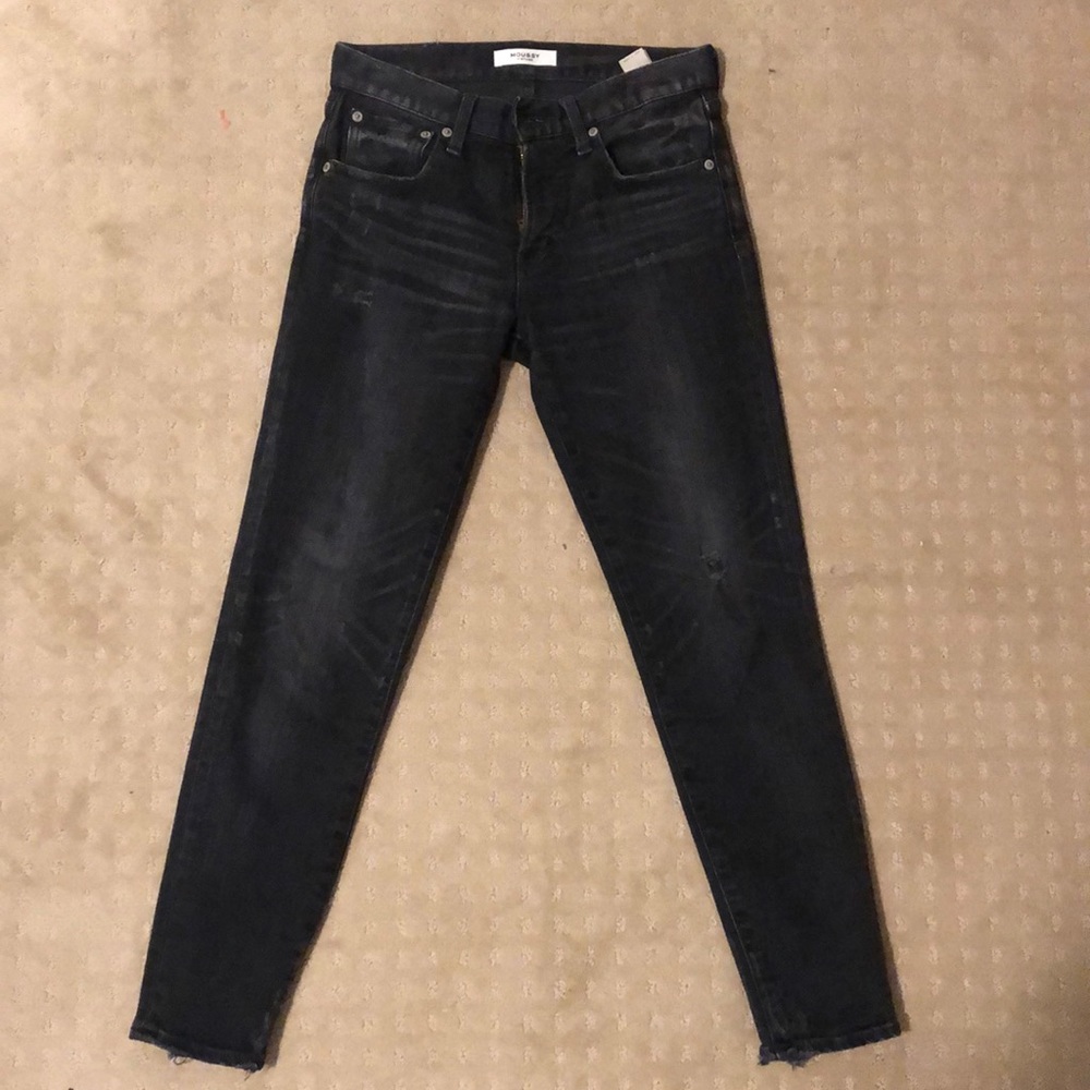 Black moussy vintage distressed jeans
